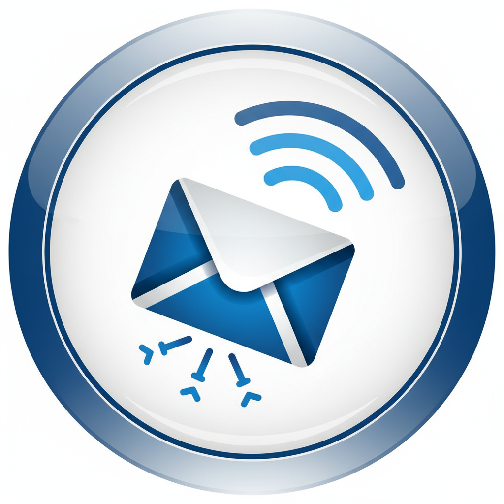 bulk email sender highly professional product icon